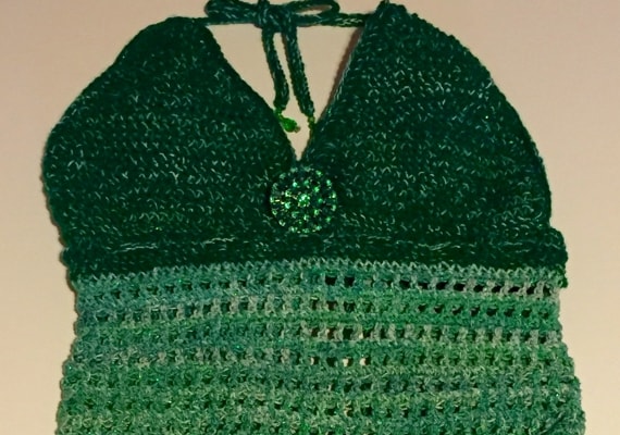 Badee Couture Two-piece 1950's style bathing suit called Puerto Rico.