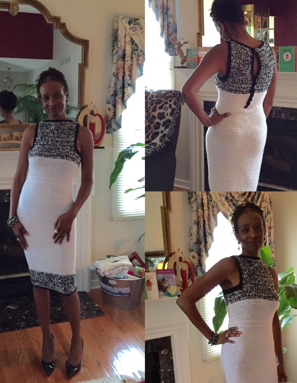 Badee Couture - This dress is called Spectator in Black-and-White.